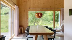 Seilerhansenhof, Schwarzwald, Ferienhaus am früheren Seilerhansenhof, Wohnraum, Ausblick