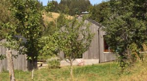 Apfelbaumwiese und Garten des Ferienhaus am früheren Seilerhansenhof im Schwarzwald in Furtwangen